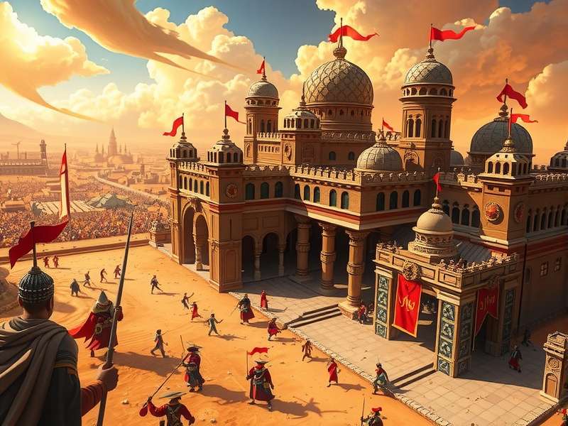 Shakuni's Grand Conquest Epic Battle Scene